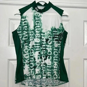 Sugoi cycling medium green top